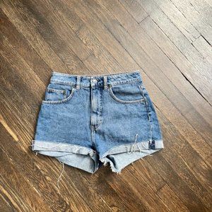 Cheap Monday High Rise Denim shorts